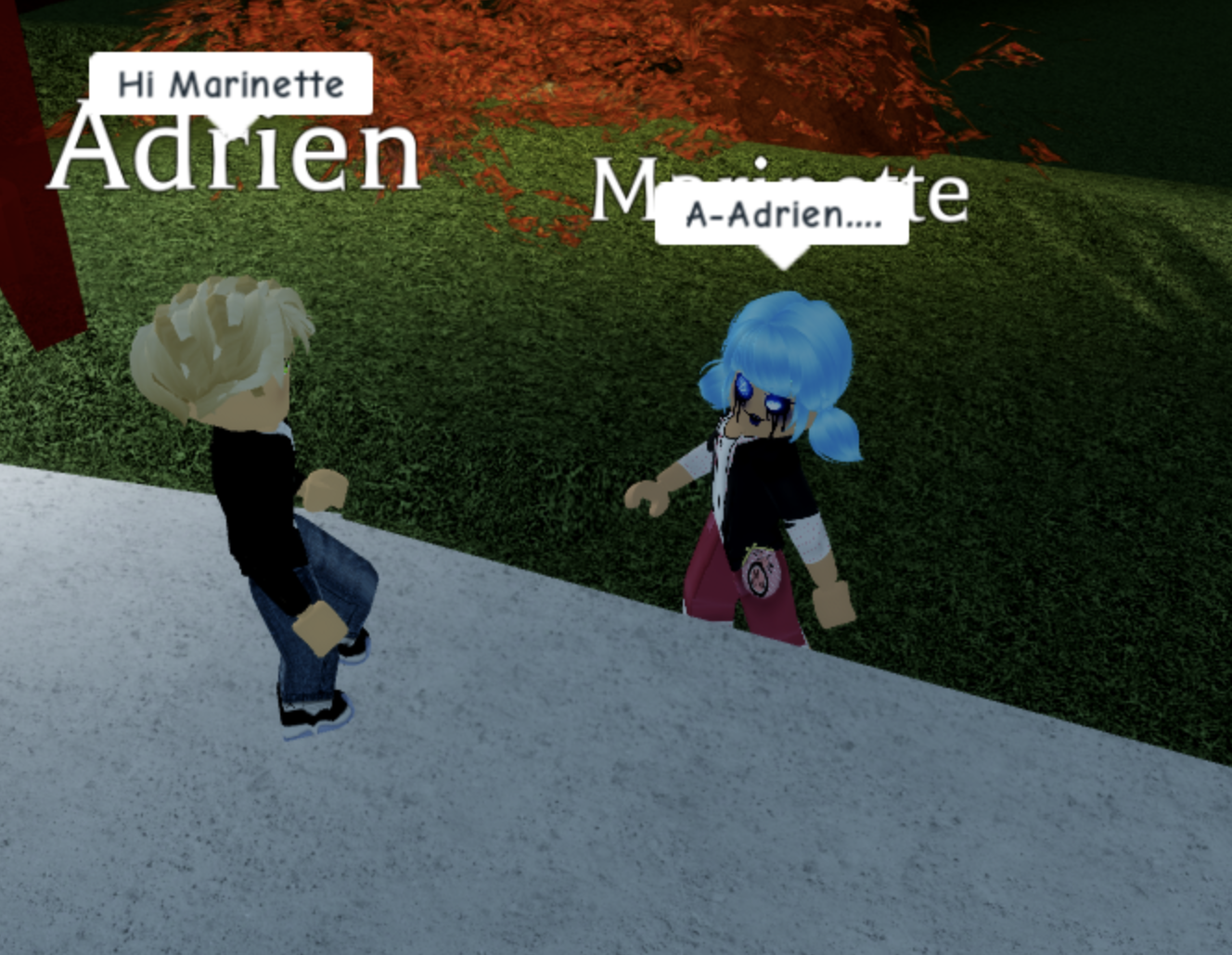 Me And Trixx Was Cosplaying On Royal High School Roblox As Mlb Characters Scroll Down To See D Fandom - adrian agreste roblox