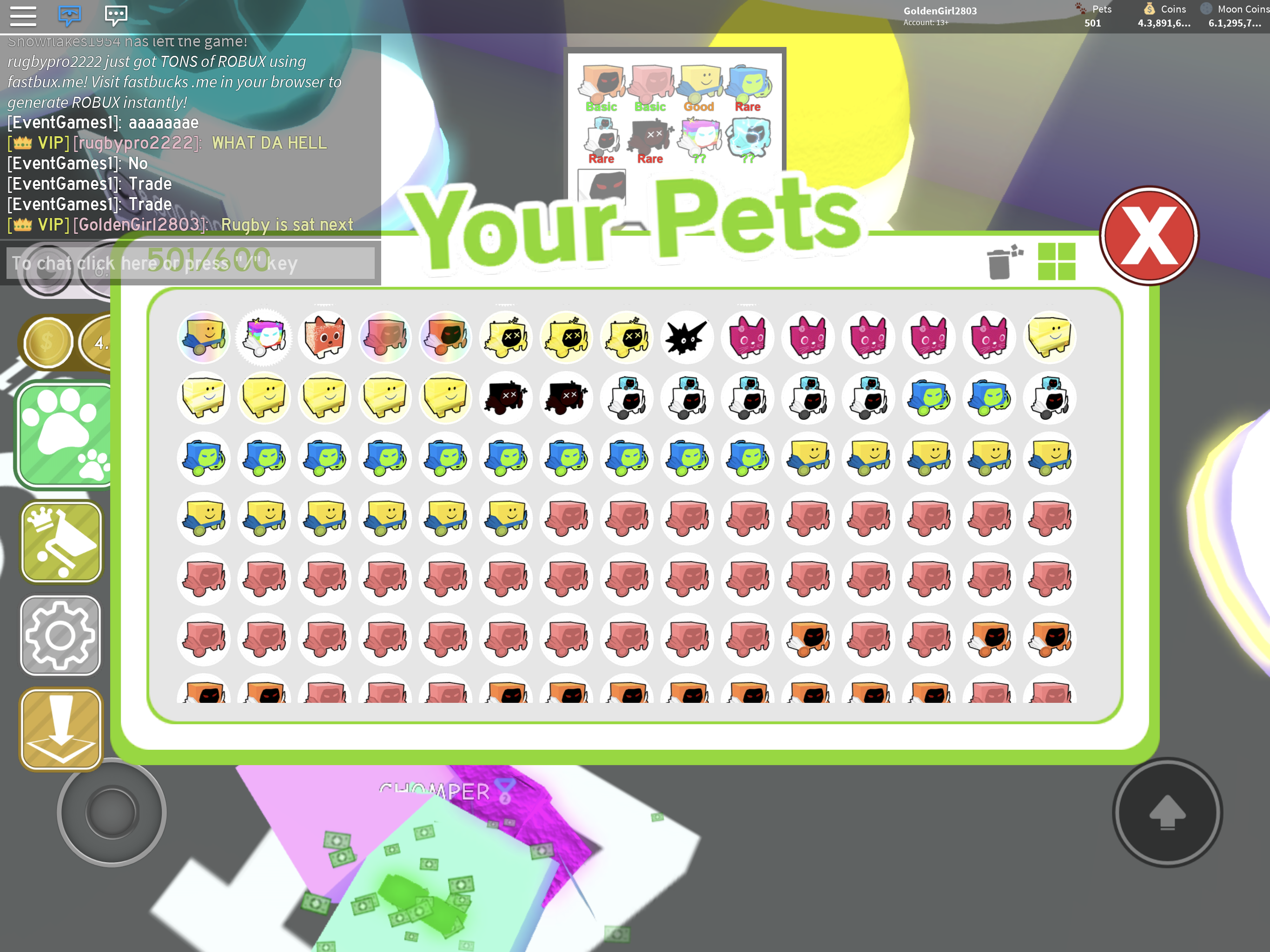 Roblox trading pet simulator