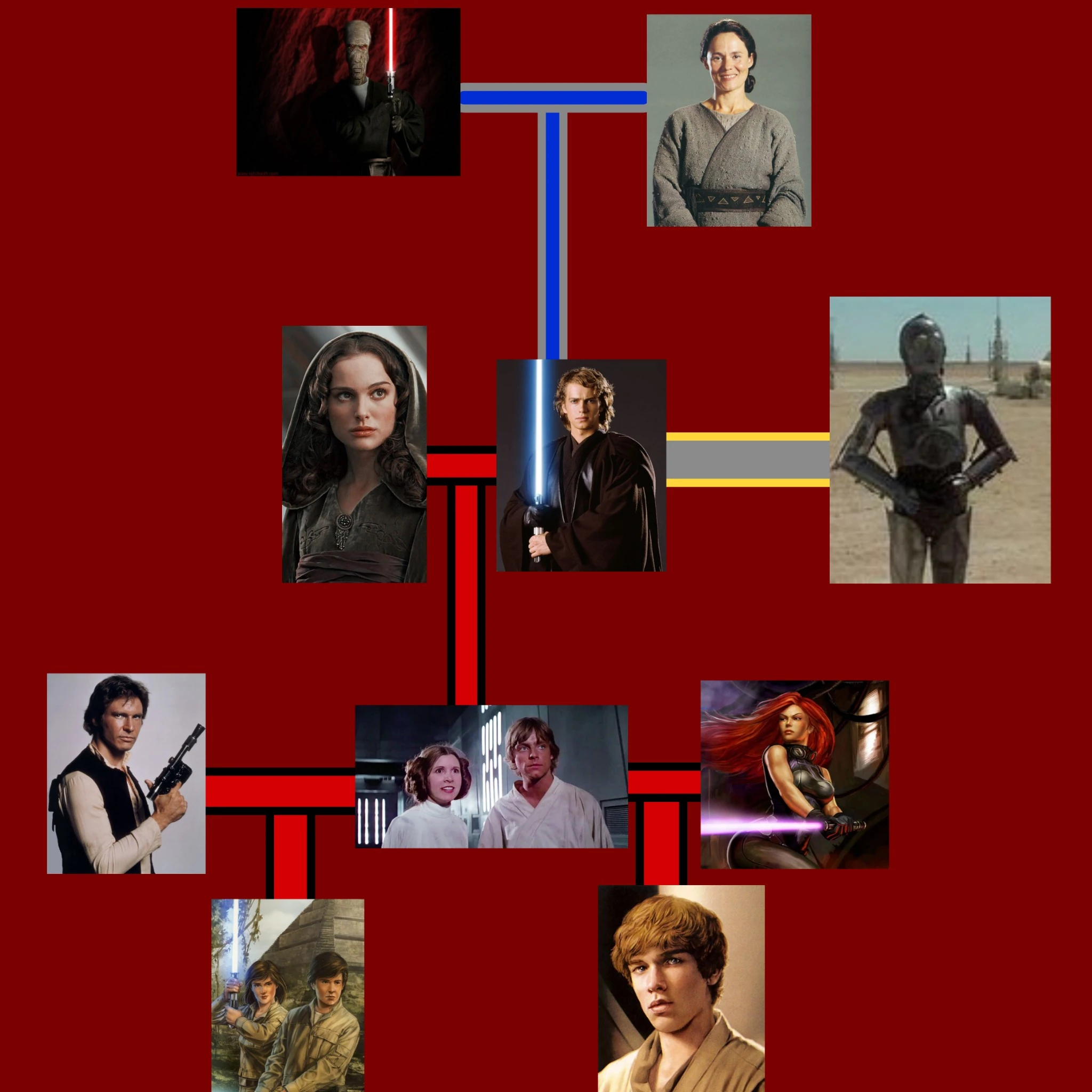 Part II of the Skywalker Family Tree Real Canon not Disney Canon Fandom