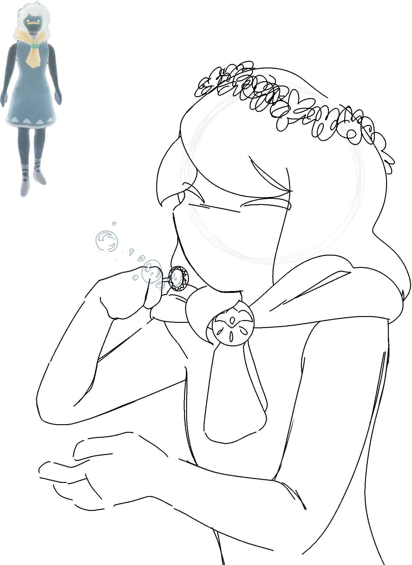 Daydream forester drawing i did a while ago fandom