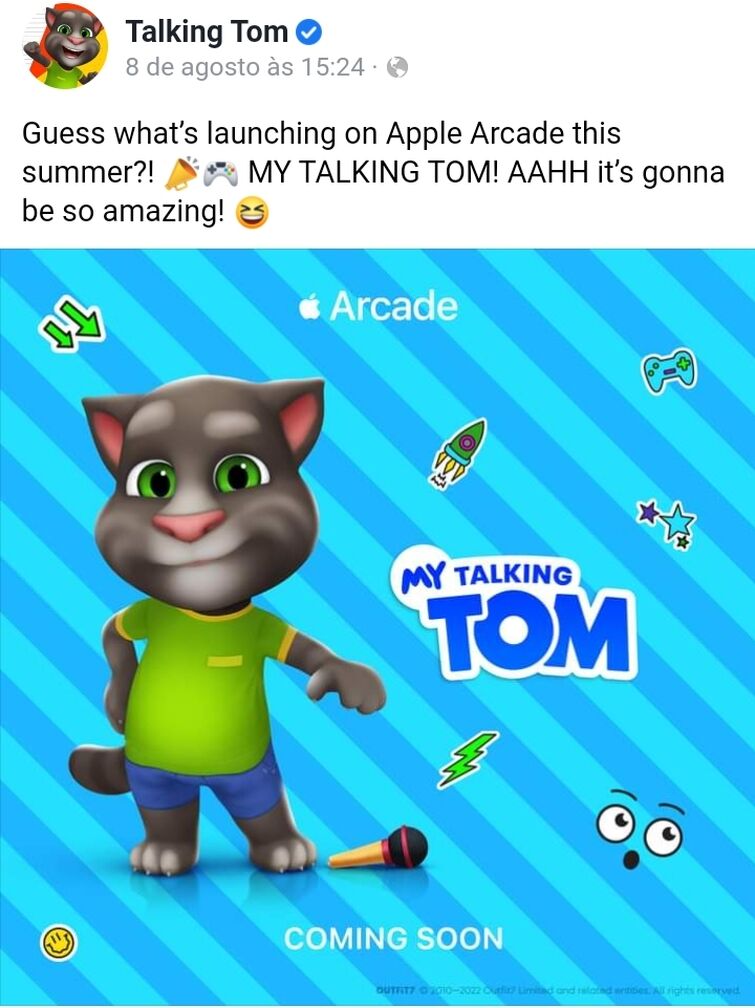 O catálogo do Apple Arcade recebe My Talking Tom+, o gato virtual