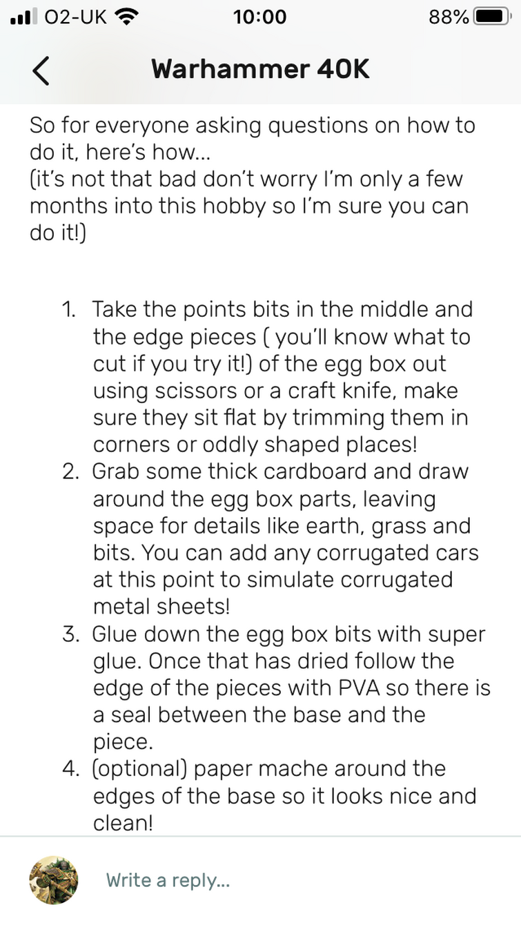 Help on egg box terrain