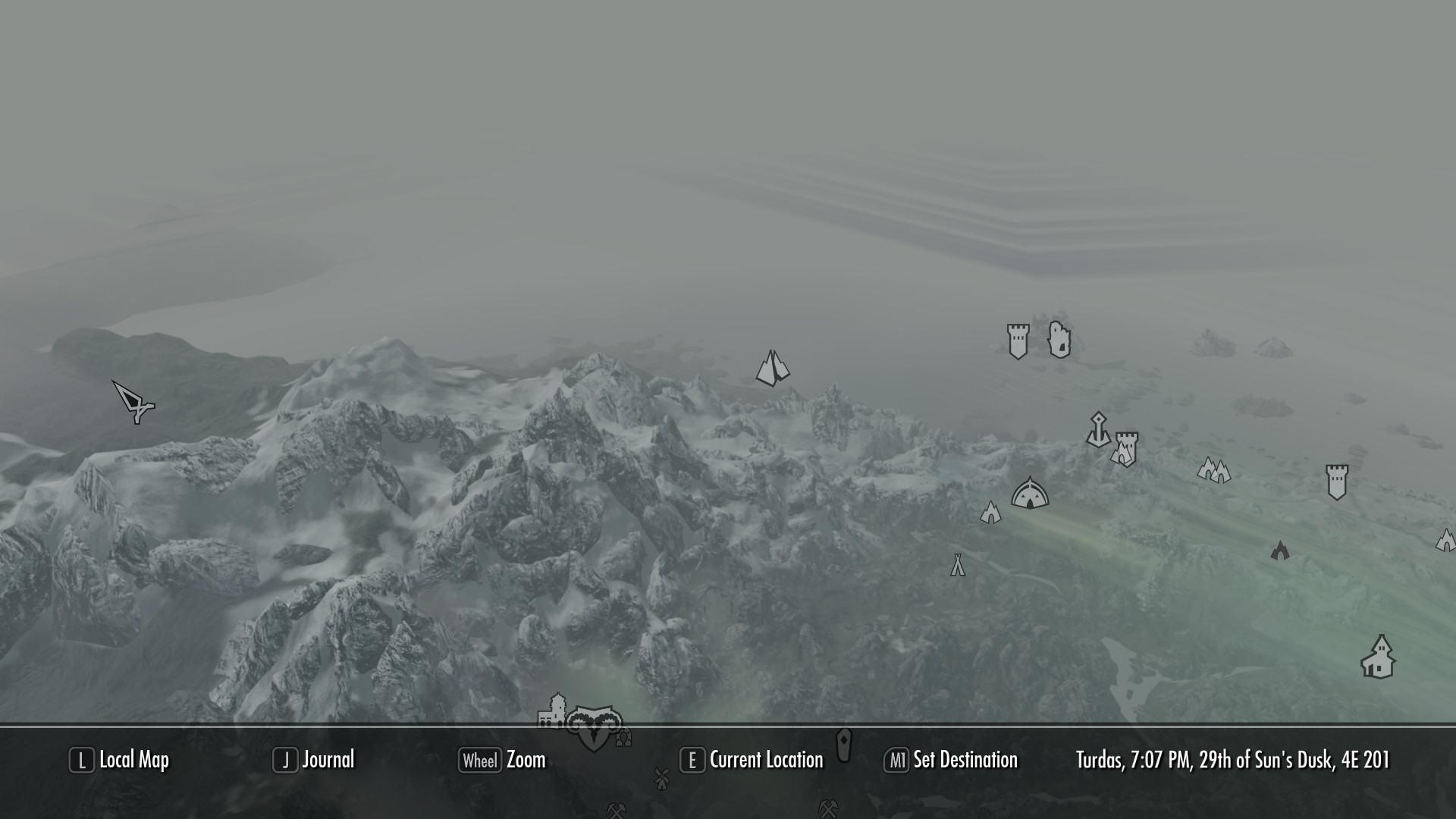 Skyrim Soul Cairn Map