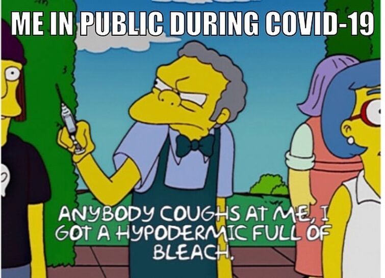 I Made A Simpsons Covid 19 Meme Fandom