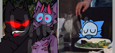 Panther and slime pup, Kaiju Paradise Animation