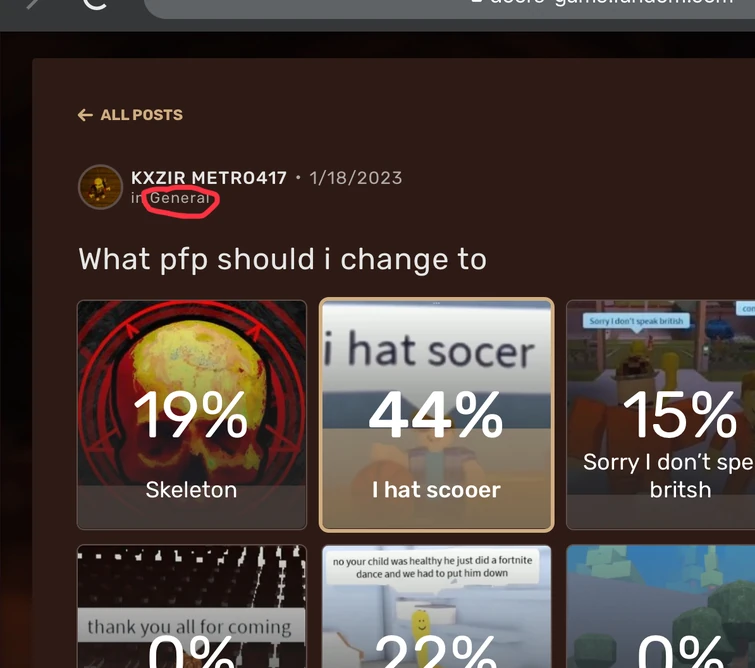 My off topic post before hotel+ update changes the category | Fandom