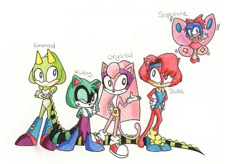 180695 - safe, artist:chibi-jen-hen, mighty the armadillo (sonic), canon x  oc, oc, oc:crystal the cat, armadillo, cat, feline, mammal, archie sonic  the hedgehog, sega, sonic the hedgehog (series), 2015, bandage, blue eyes