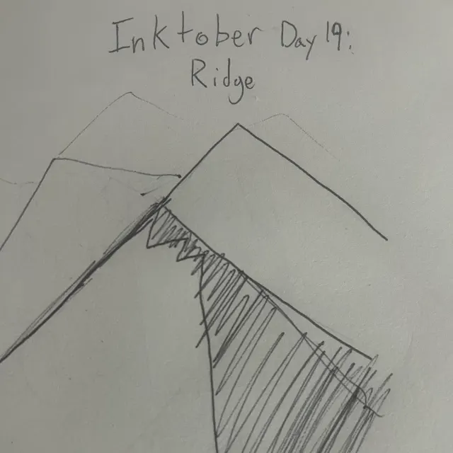 Inktober day 19: Ridge + some doodles at Michaels | Fandom