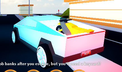 I Put My Motorcycle At The Back Of The Cybertruck Fandom - roblox jailbreak cybertruck location