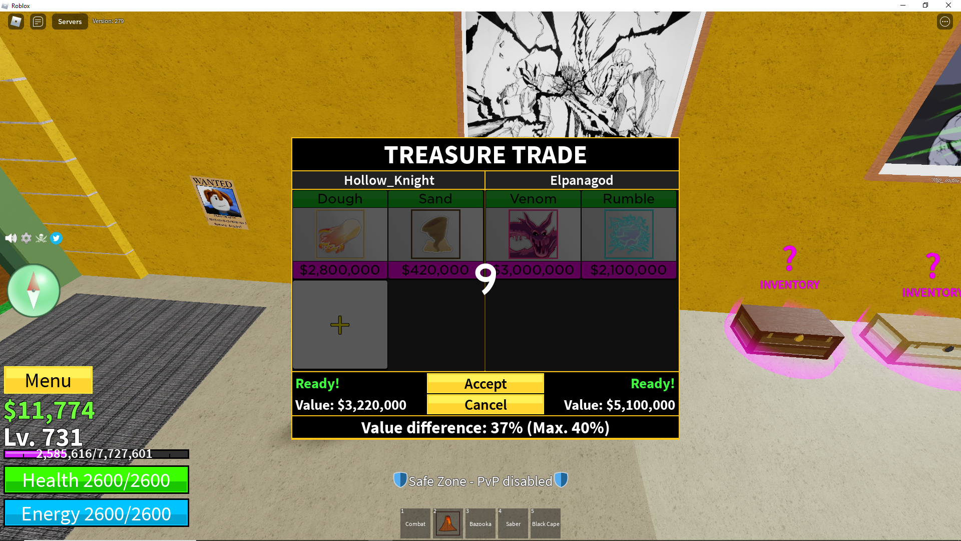 What People Trade For Dough Fruit? Trading Dough in Blox Fruits