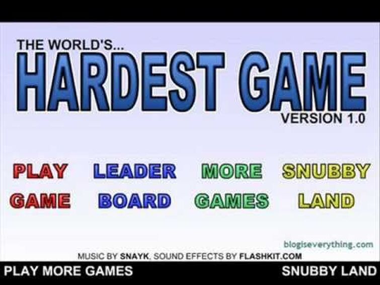 Anyone Still Remember The World's Hardest Game?