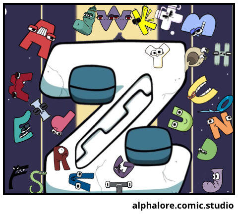 Alphabet Lore in Space - D - Comic Studio