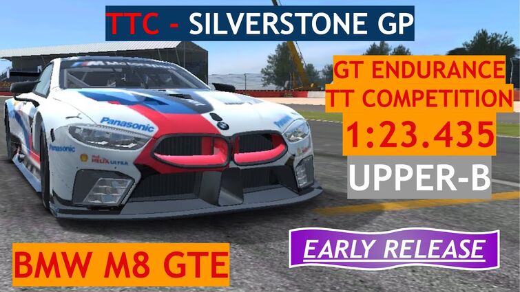Grand Touring Endurance TTC - BMW M8 GTE at Silverstone GP