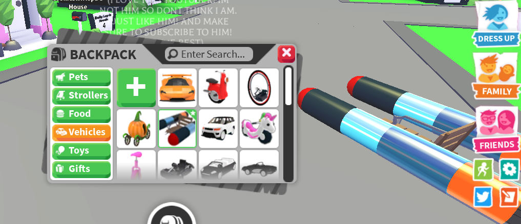 Any Offers For My Rocket Sled Fandom - roblox adopt me rocket sled