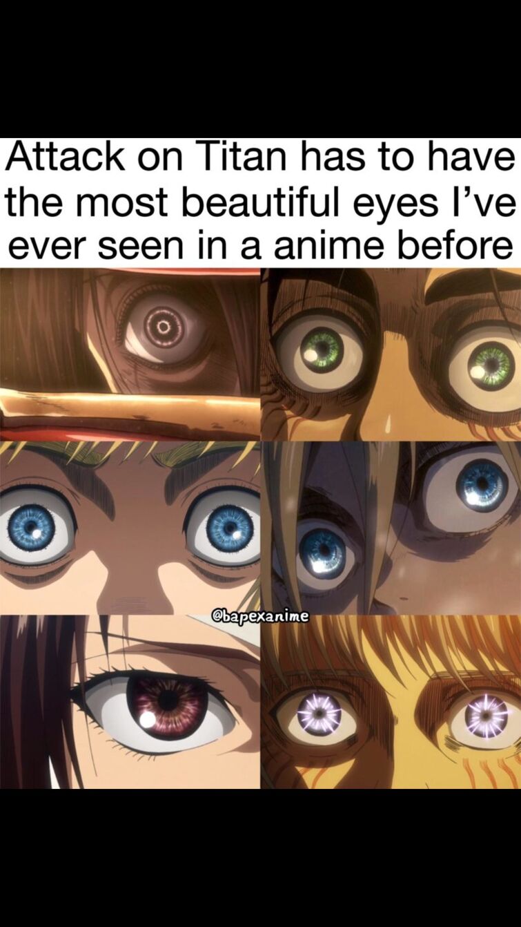 I'm agree.bcs this anime realy have nice and cool eyes.