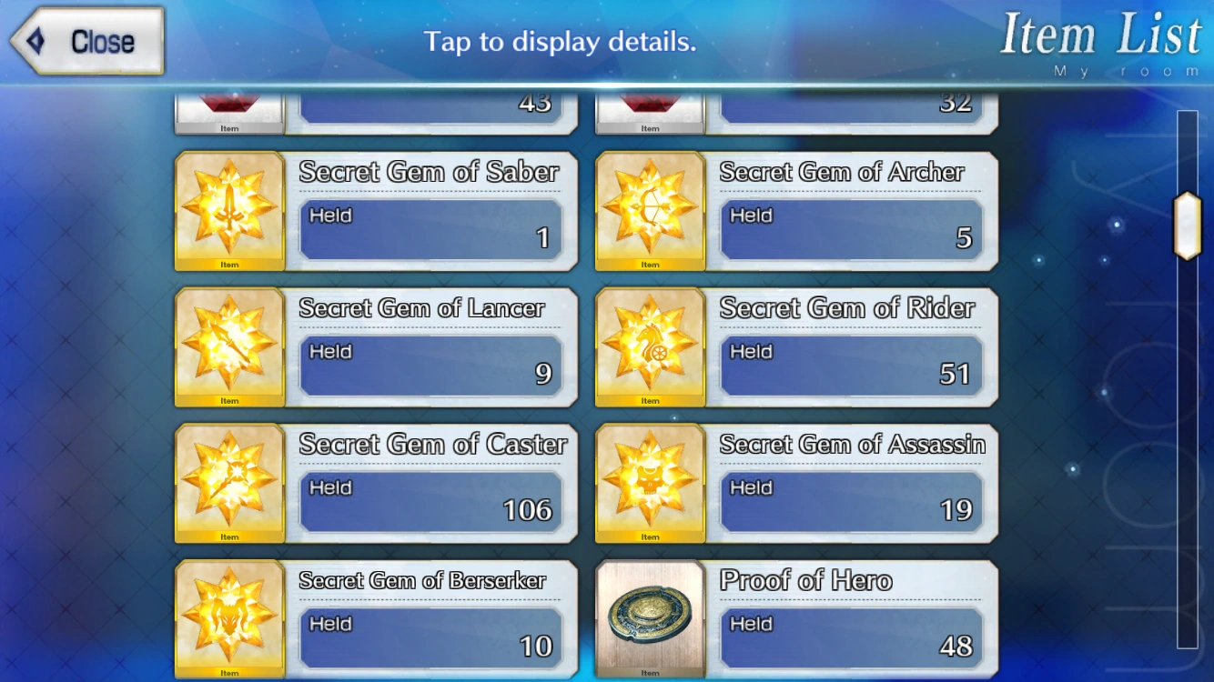 These goddamn caster gems (and QP but that's not problematic) Fandom