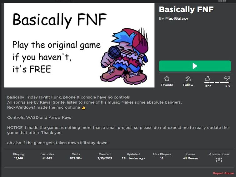 Fnf Is On Roblox Now Fandom - roblox allowed gear musical gamres