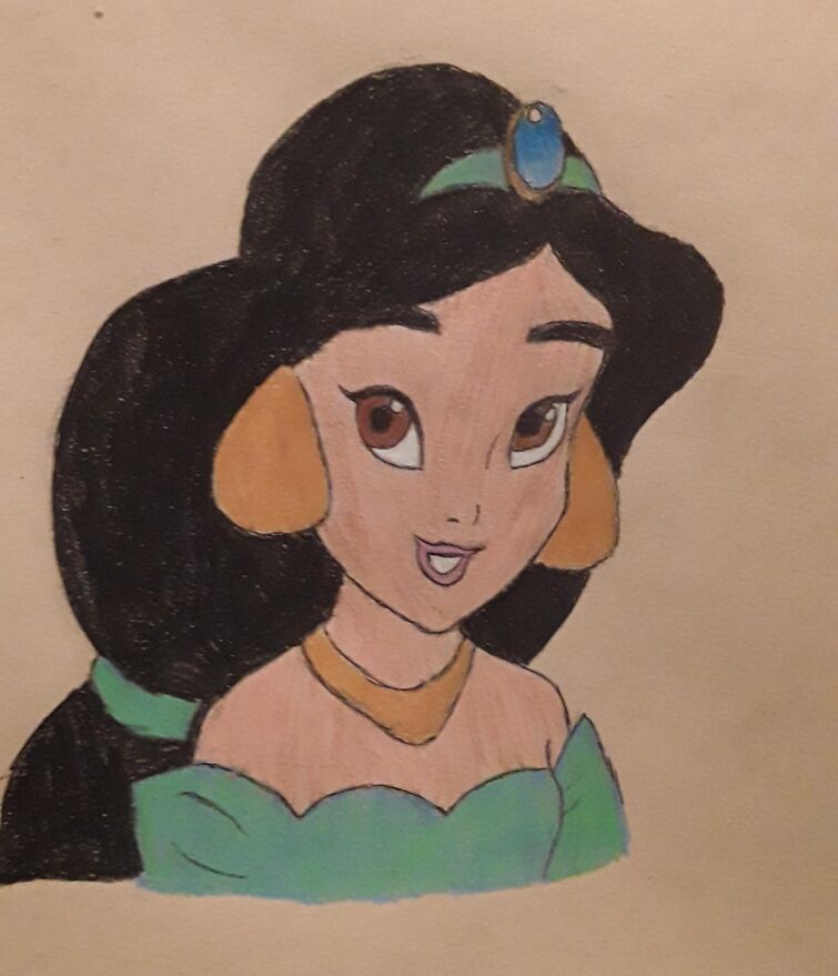 disney princess jasmine sketch