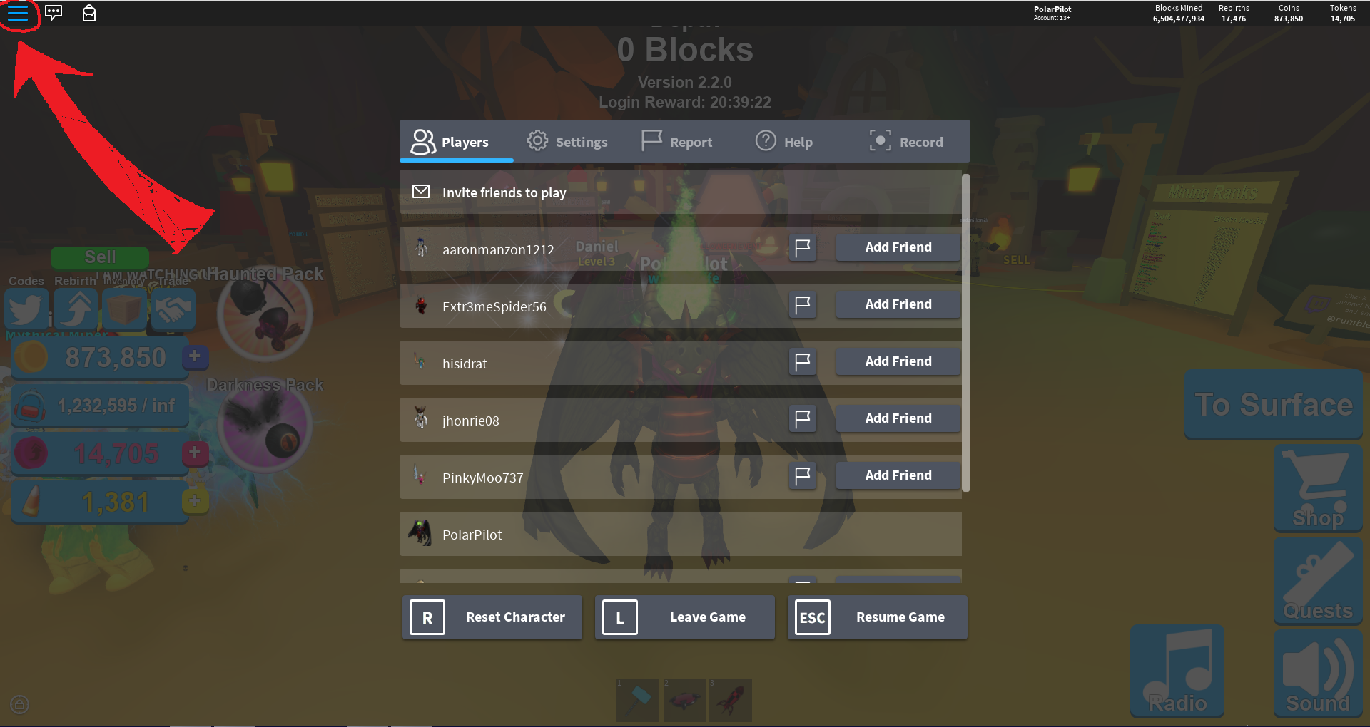 Can T Equip A Different Pet Or Egg Or Open Crates On Mobile Devices Fandom - roblox mining simulator how to hatch an egg