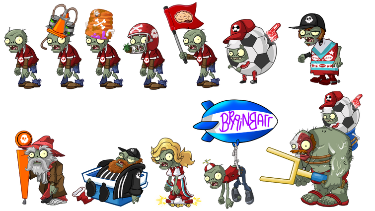 Poncho Zombie - Plants Vs. Zombies 2 - Colour by The-Big-Ya on DeviantArt