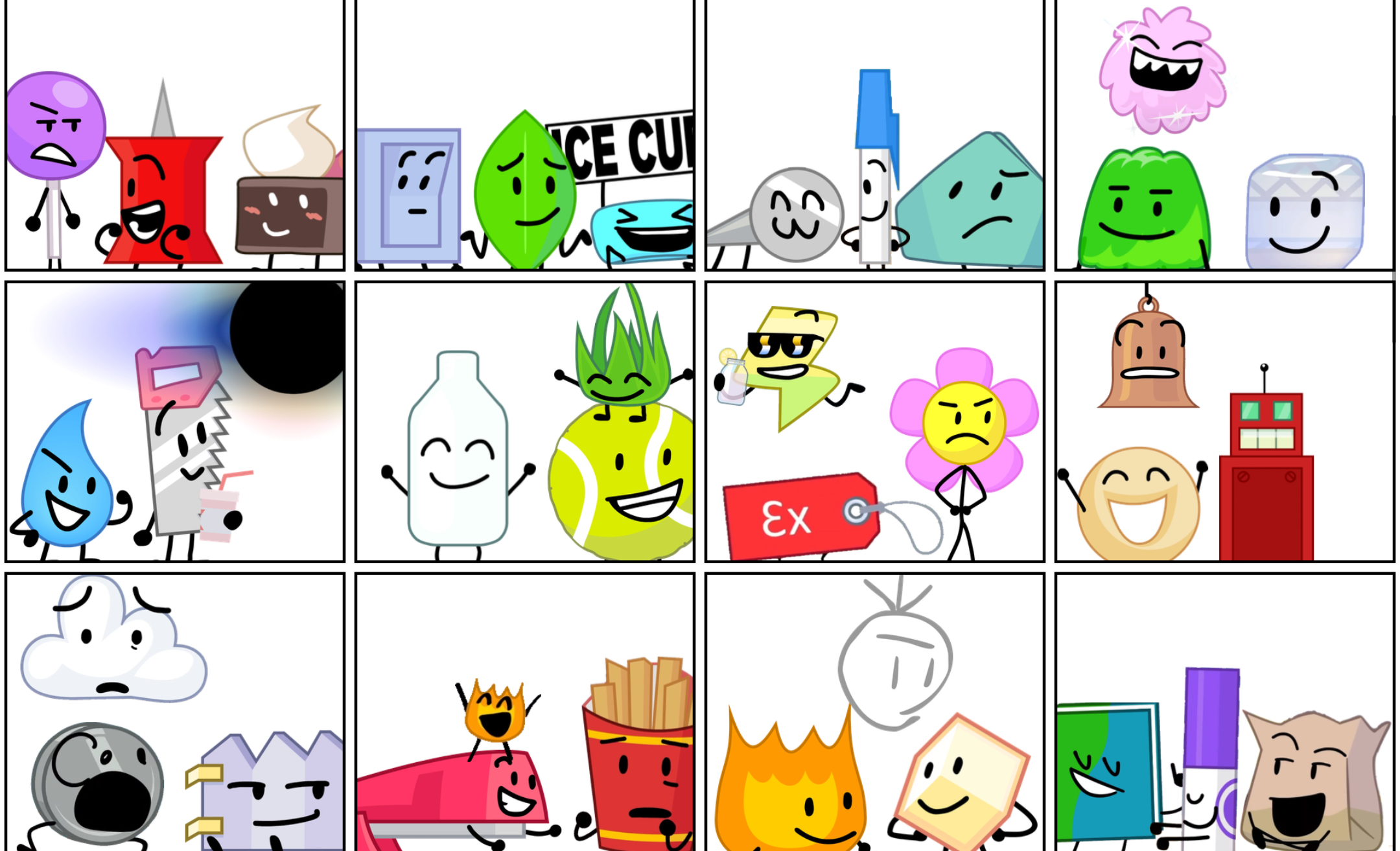 Bfb characters of the month ( in order) Fandom