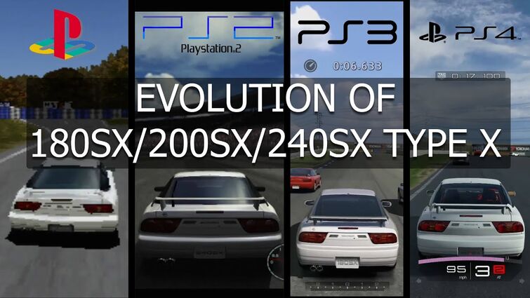 Gran Turismo Evolution of Nissan 180SX/200SX/240SX Type X 96'