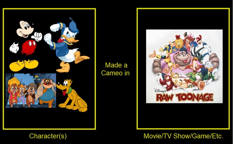 What If Mickey Mouse, Donald Duck, Pluto And The Rescue Rangers Made A ...