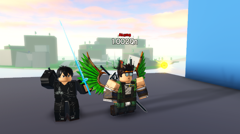 Kirito Is Now Confirmed As A Champion Fandom - roblox anime fighting simulator background