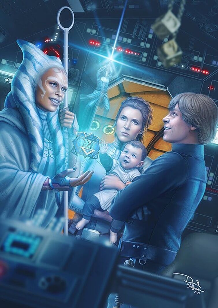 Did Ahsoka Tano ever met Luke and Leia? Fandom