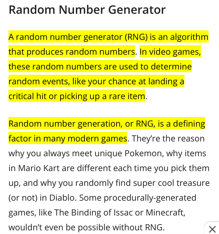 random event generator