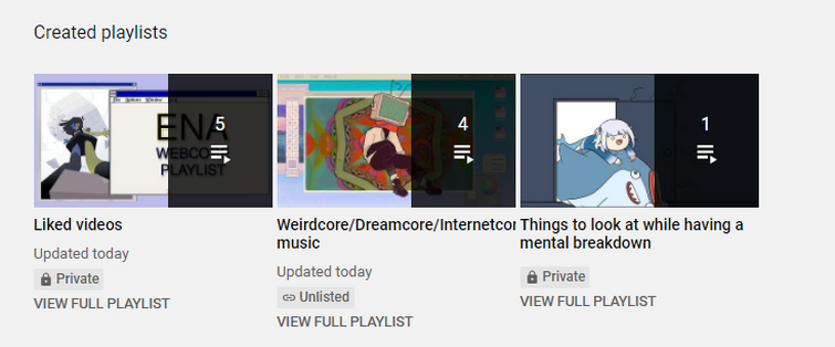 Weirdcore/Dreamcore playlist –