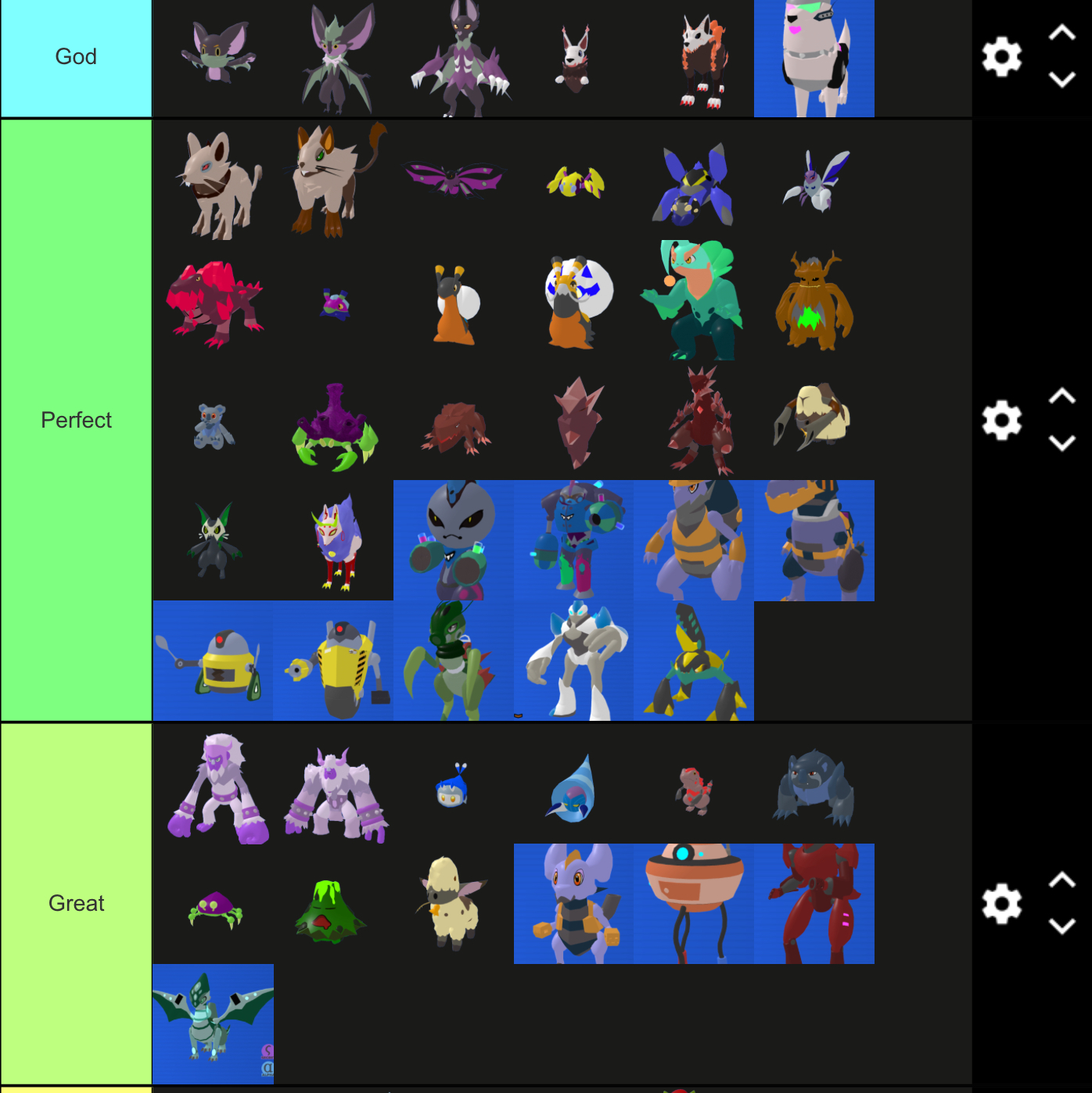 Create a Loomians From Loomian Legacy Soul Burst Potential Tier List -  TierMaker