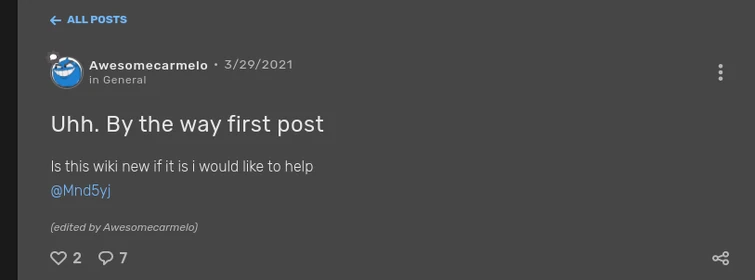 1 Year Aniversary Fandom