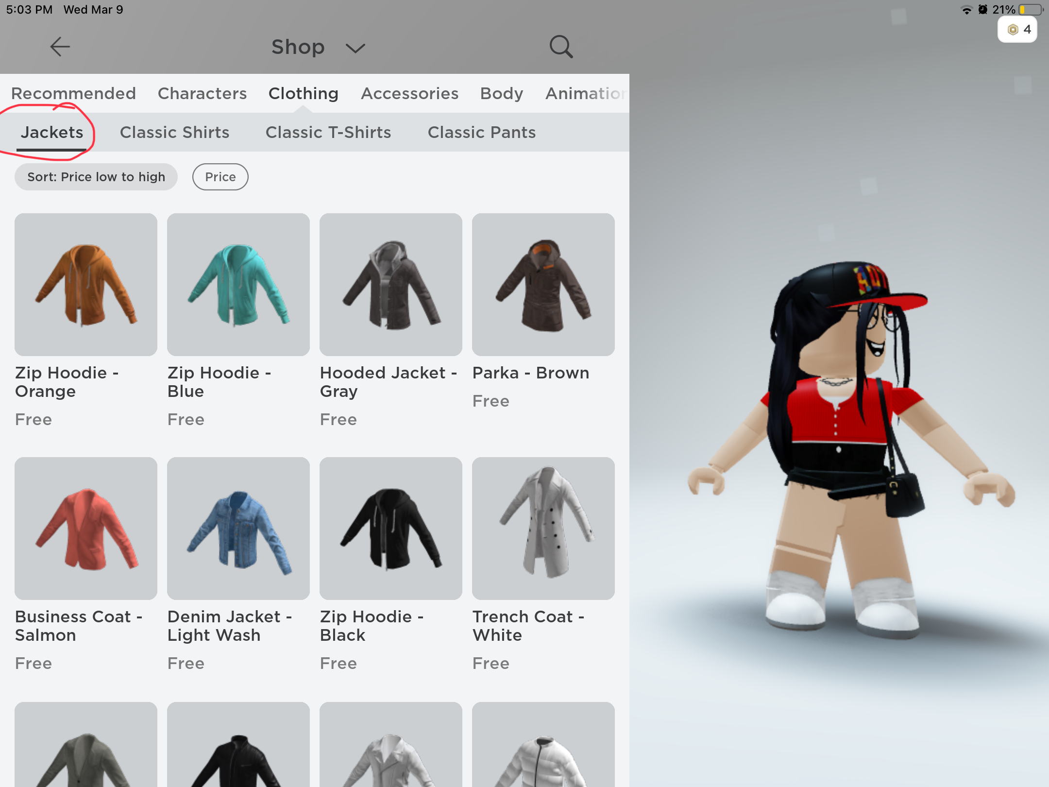 What do y'all think of jackets in Roblox?