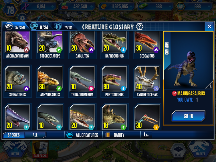 Some of my Level 40s: Jurassic World TG | Fandom
