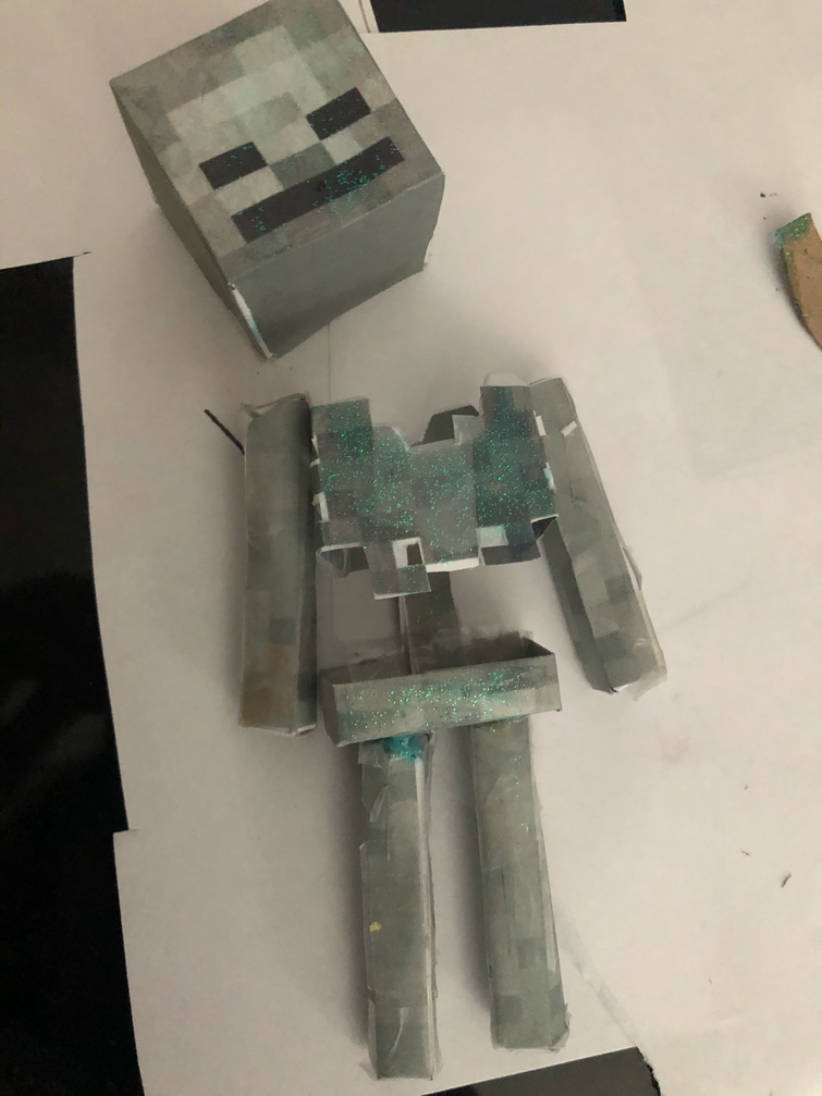 Minecraft Angry Enderman Papercraft