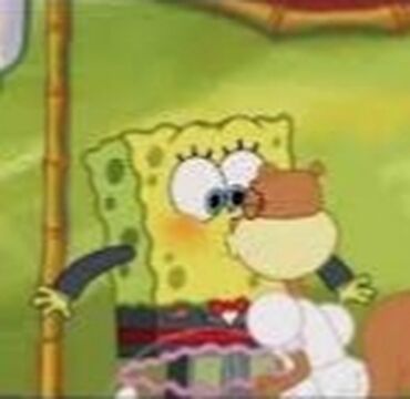 spongebob and sandy kissing games