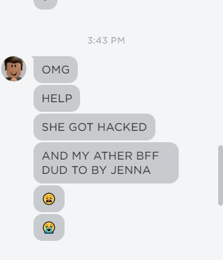 ROBLOX She Tried To Hack Me! Jenna's Story