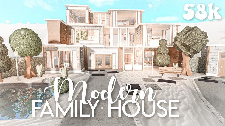 Bloxburg: Modern Family Mansion, Speedbuild