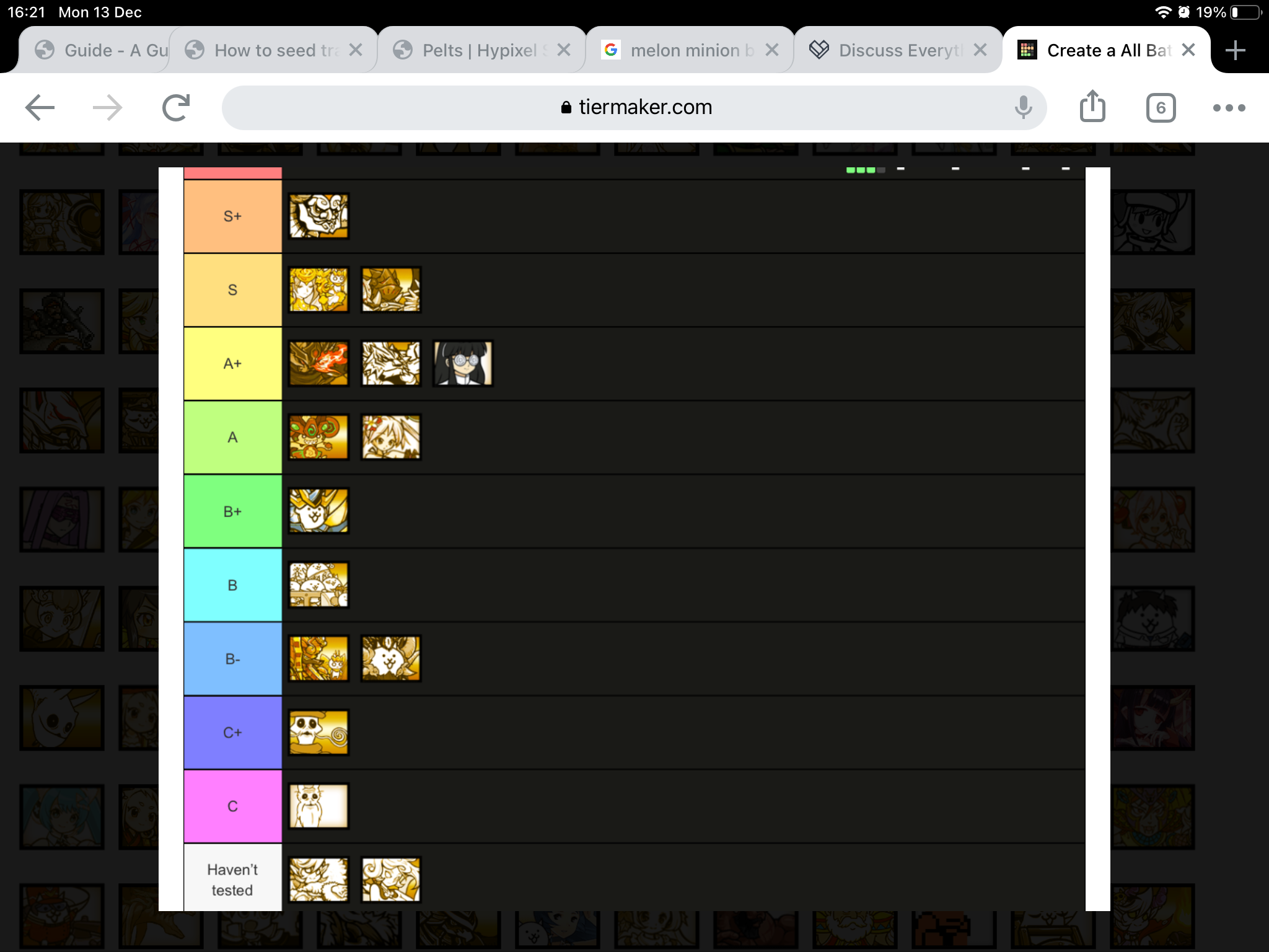 Battle Cats Uber Tier List - 08fcaxx