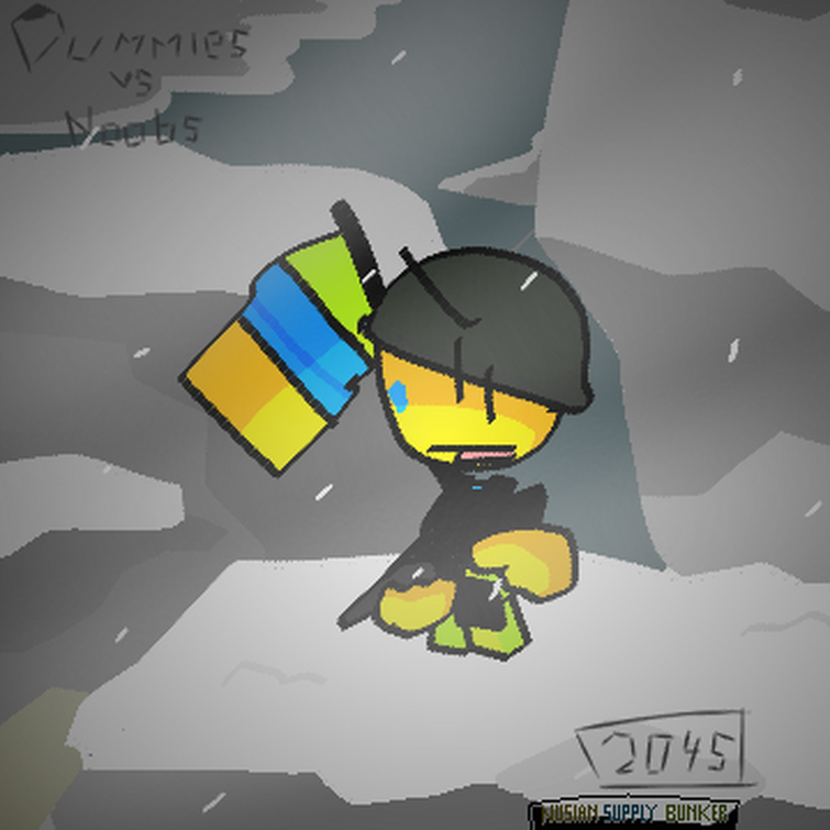 Boom. Art done by me. From Dummies VS noobs : r/roblox