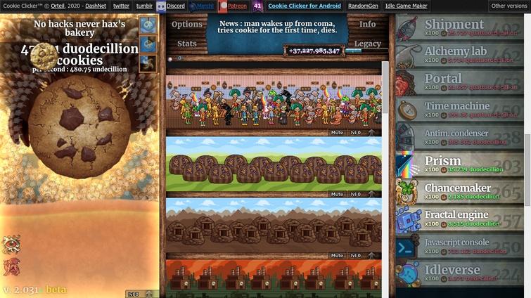 Returned to Cookie Clicker after a long break and this is what i came to :  r/CookieClicker