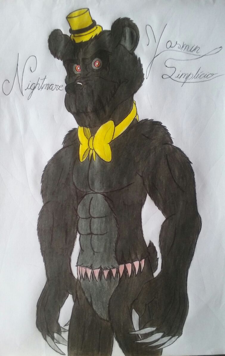 Meu desenho modificado de Nightmare!