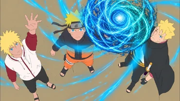 If Boruto met Naruto and Minato !
