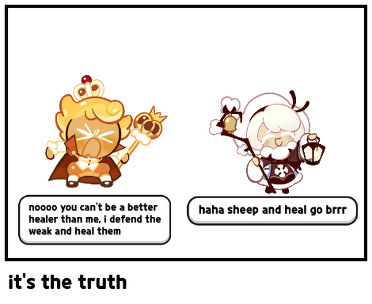 cg to milky way (she doing the tbh creature face) : r/Cookierun