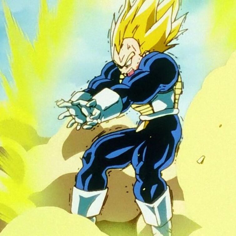 Rage Vegeta GIF - Rage Vegeta Final Flash - Discover & Share GIFs