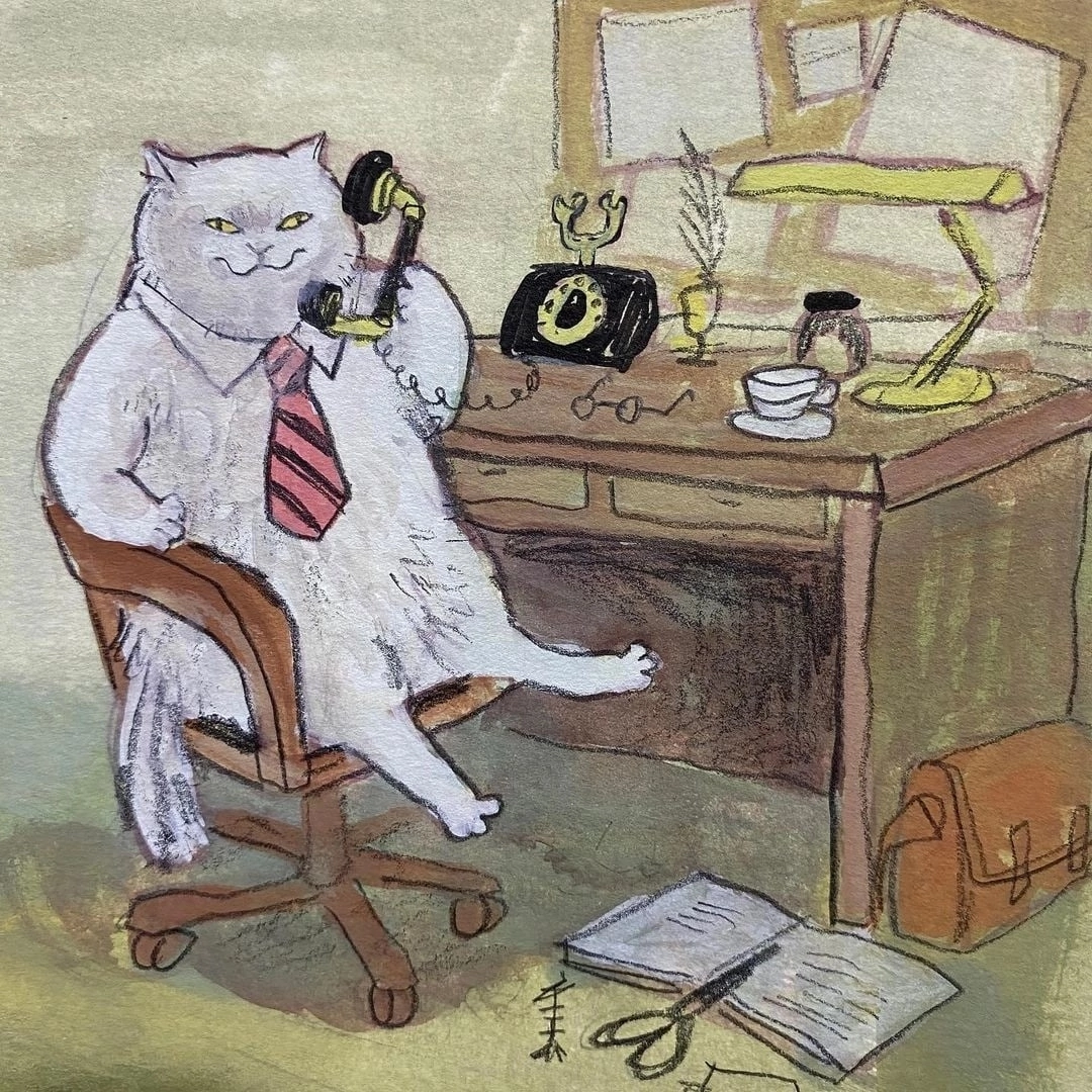 Коты художницы Катрин Селлерс