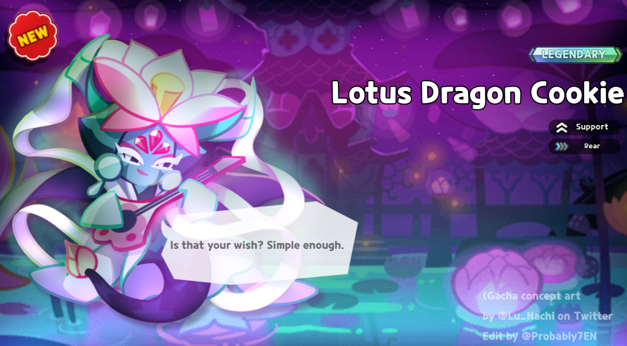 Lotus Dragon Cookie Gacha Screen Fandom