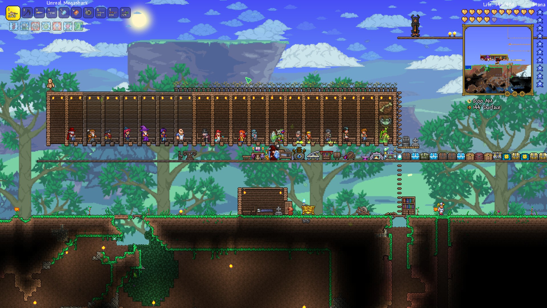 Terraria сделать стену фото 68