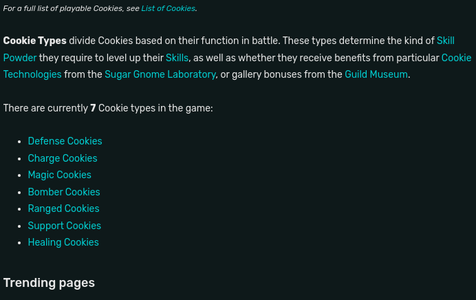 cookie types | Fandom